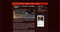 Desktop Screenshot of harmonyrecordingstudios.com